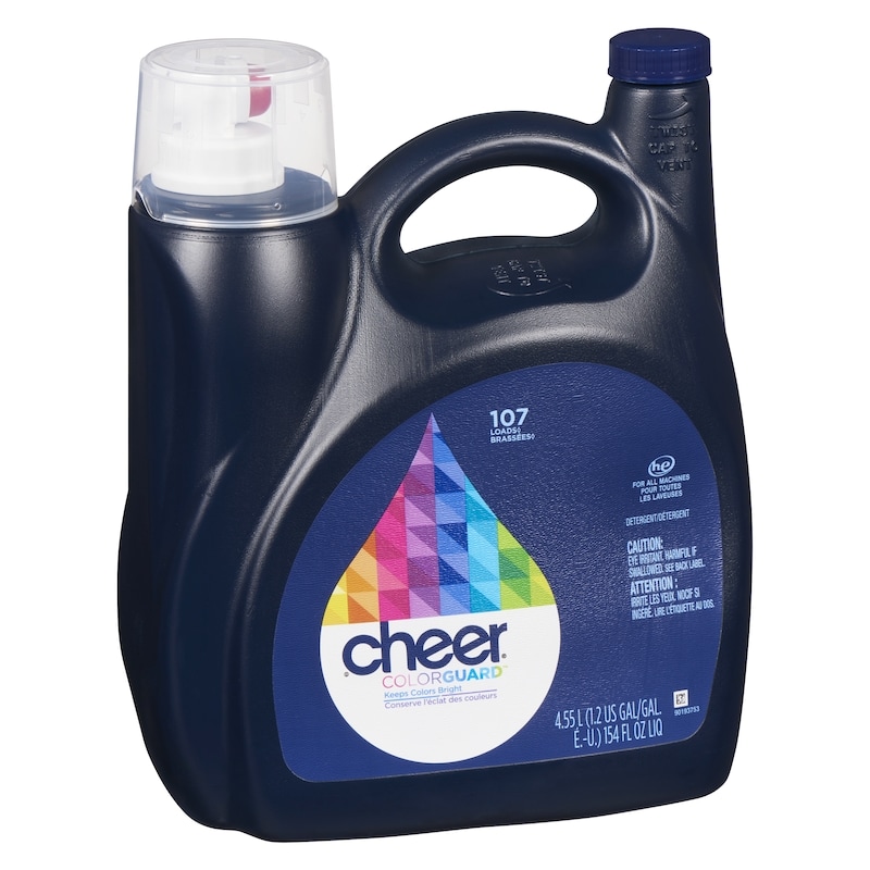 Cheer Liquid Laundry Detergent 107 loads HE Compatible