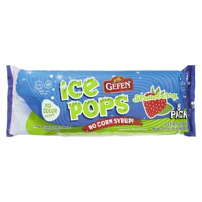 Gefen Ice Pops Strawberry 792 g, $0.67/100g