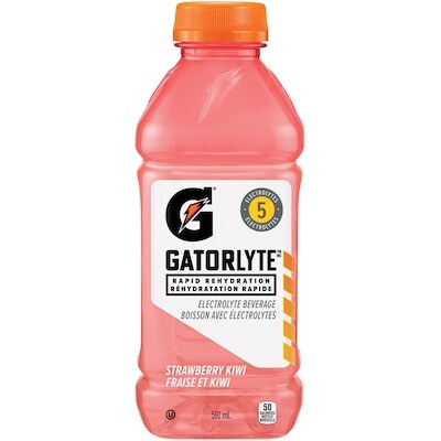 Gatorade Gatorlyte Boisson Pour Sportifs Fraise et Kiwi paquet de 12 12x591.0 ml, 0,48 $/100ml