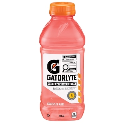 Gatorade Boisson électrolyte fraise-kiwi 591 ml, 0,64 $/100ml