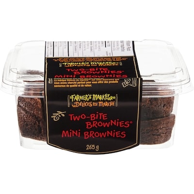 Délices du Marché Mini brownies 265 g, 1,69 $/100g