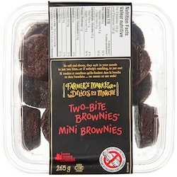 Délices du Marché Mini brownies 265 g, 1,51 $/100g