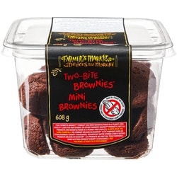 Délices du Marché Mini brownies 608 g, 1,21 $/100g