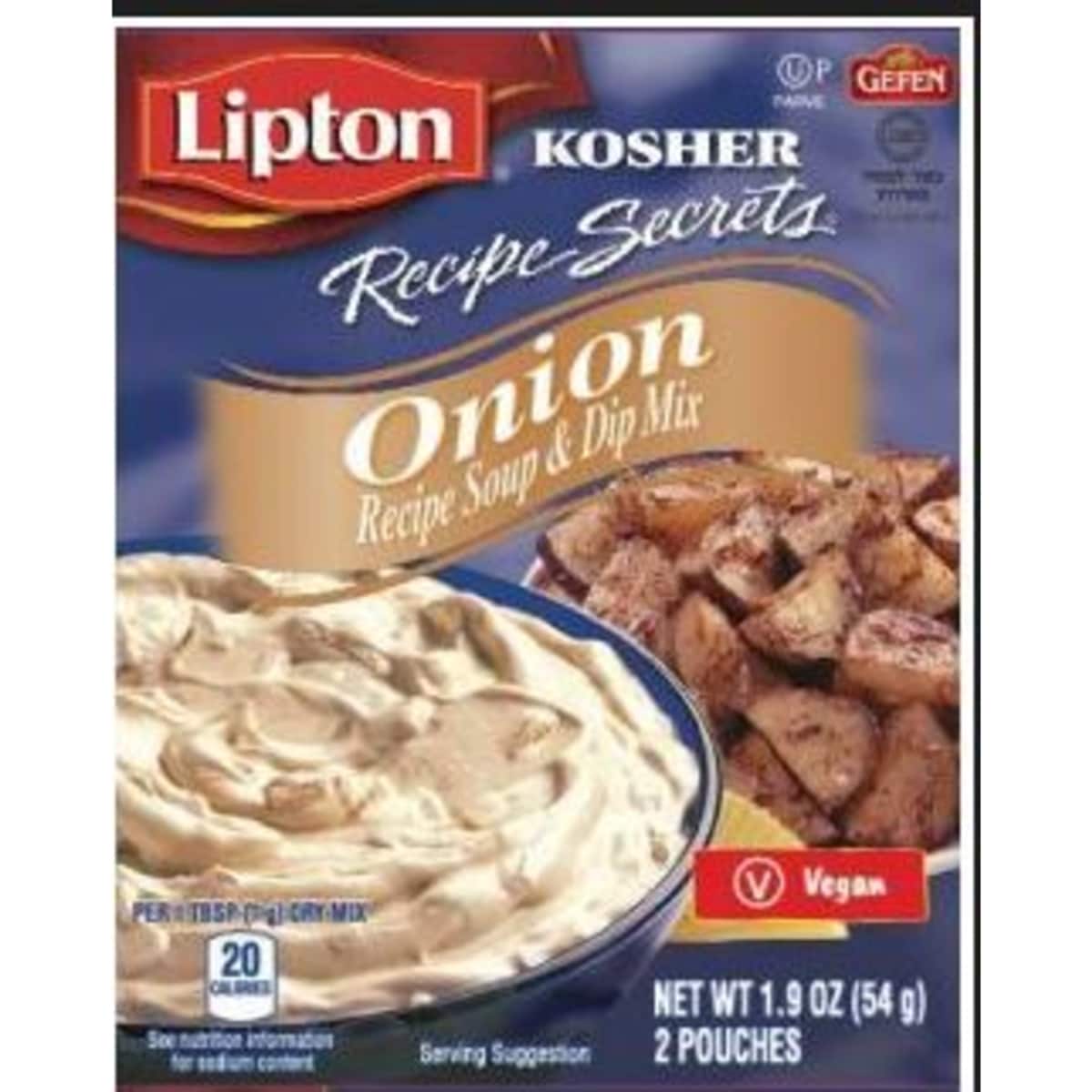 Lipton Onion Recipe Soup & Dip Mix Kosher 54 g, $7.39/100g