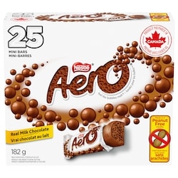 Nestlé Aero Mini Bars, Peanut-free Snack, Wrapped 182 g, $4.94/100g