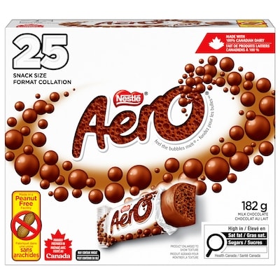Nestlé Aero Mini Bars, Milk Chocolate 182 g, $5.49/100g