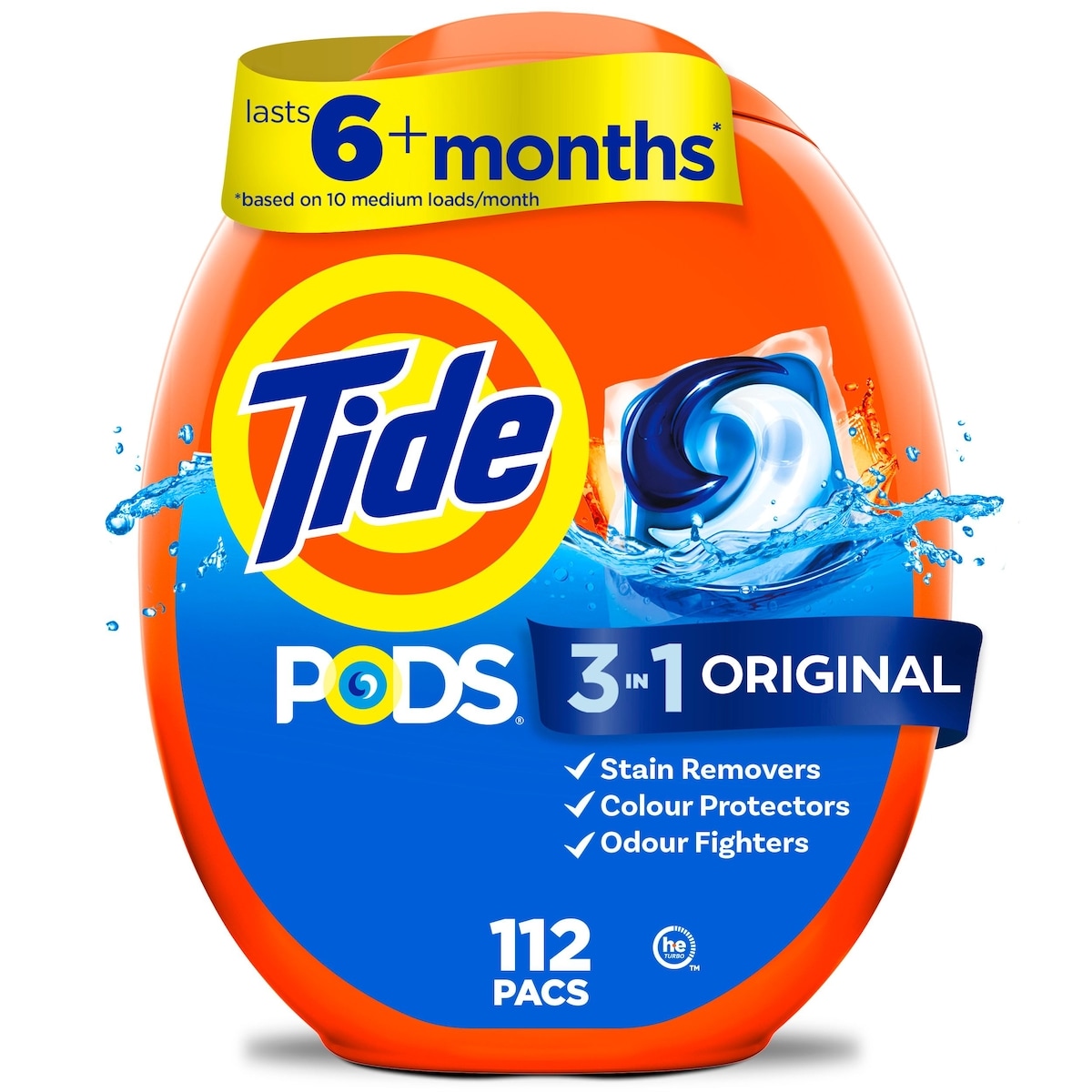 Tide Tide Pods Laundry Detergent Original Scent, 112 count 112 ea, $0.29/1ea