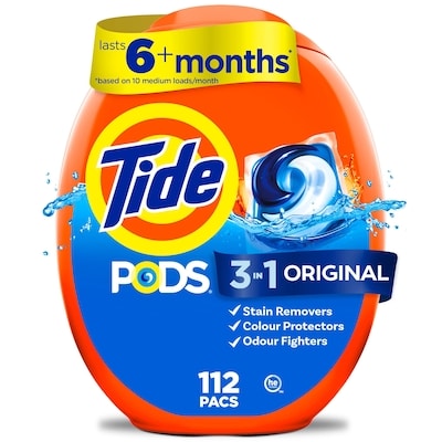 Tide Tide Pods Laundry Detergent Original Scent, 112 count 112 ea, $0.28/1ea