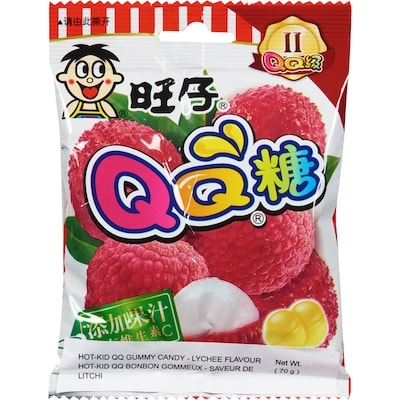 Hot Kid Qq Gummy Candy Lychee Flavour 70 g, $1.99/100g