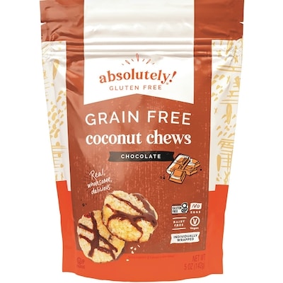 Absolutely Grain Free Coconut Chews, Chocolate  142 g, $5.27/100g