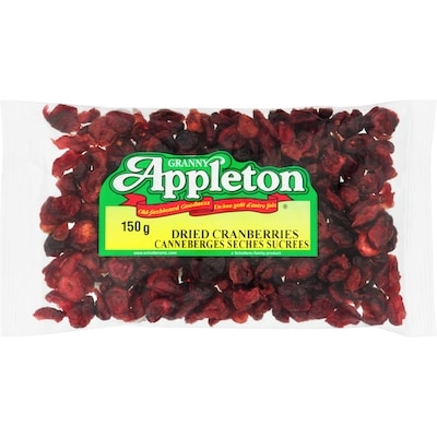 Granny Appleton Dried Cranberries 150 g, $2.33/100g