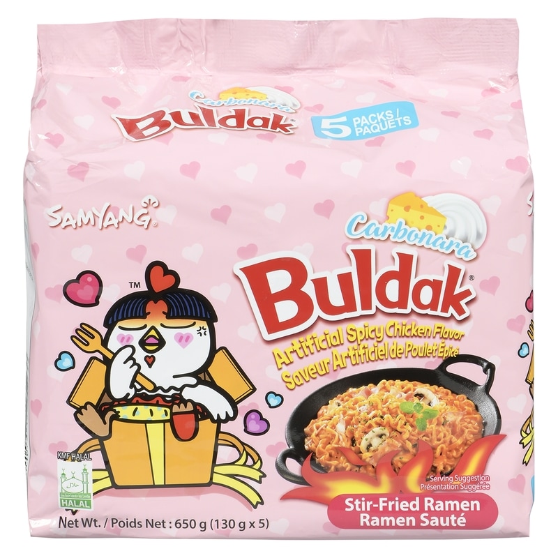 Stir-Fried Noodle Hot Chicken Ramen, Carbo