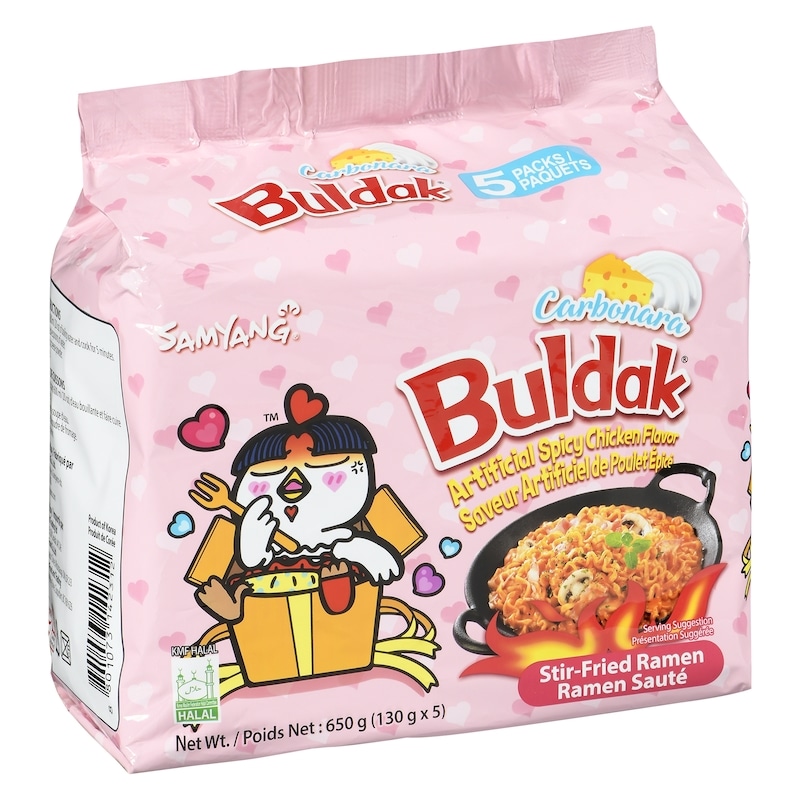 Stir-Fried Noodle Hot Chicken Ramen, Carbo