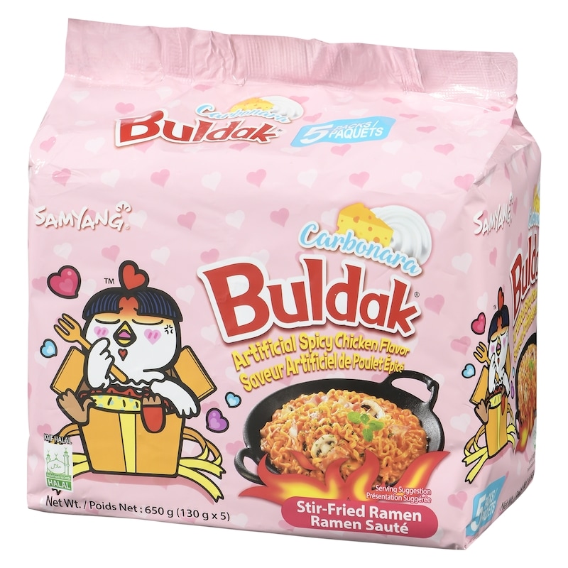 Stir-Fried Noodle Hot Chicken Ramen, Carbo