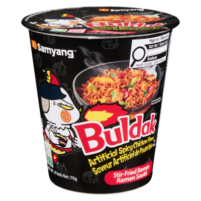Samyang Nouilles sautées Buldak piquantes au poulet 70 g, 3,56 $/100g