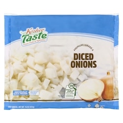 Kosher Taste Diced Onions 454 g, $1.17/100g