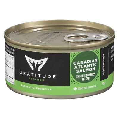 Gratitude Seafood Canadian Atlantic Salmon 150 g, $3.66/100g