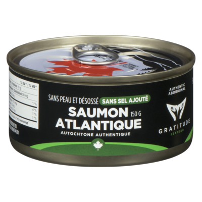 Gratitude Seafood Saumon atlantique canadien 150 g, 4,33 $/100g
