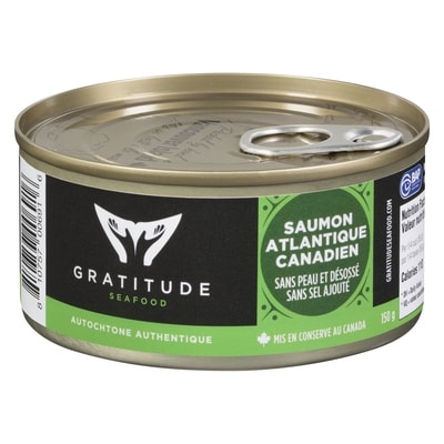 Gratitude Seafood Saumon atlantique canadien 150 g, 3,99 $/100g