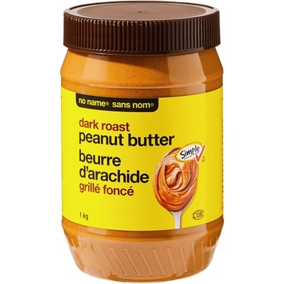Sans Nom Beurre d’arachide grillé foncé  1 kg, 0,45 $/100g