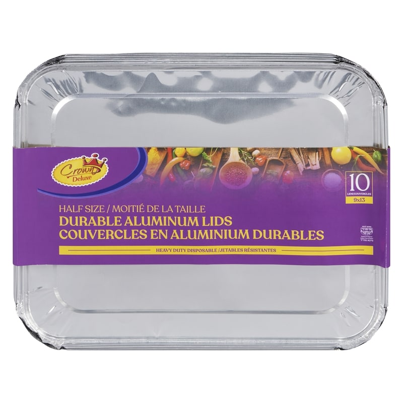 Durable Aluminum Lids Half Size