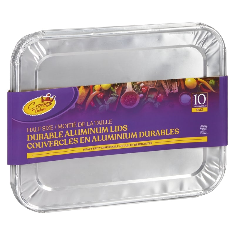 Durable Aluminum Lids Half Size