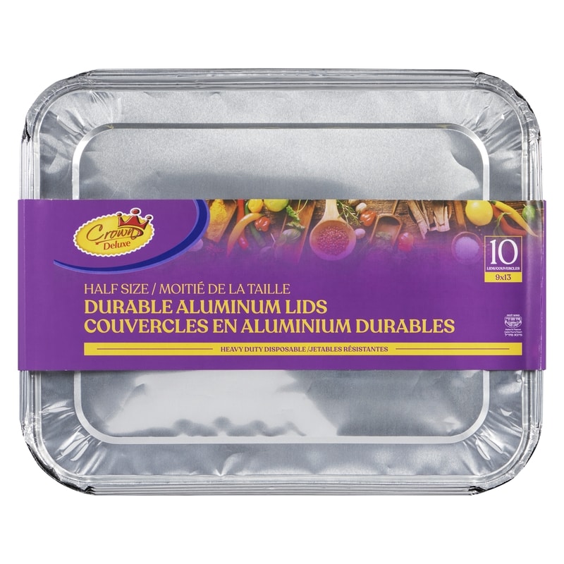 Durable Aluminum Lids Half Size