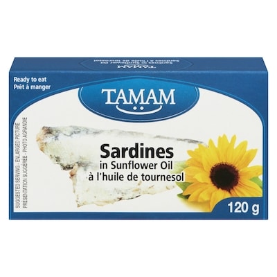 Tamam Sardines In Sunflower Oil 120 g, $1.66/100g