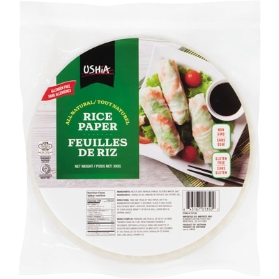 Ushia Feuilles de riz casher 300 g, 1,66 $/100g