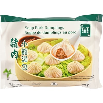 T&T Soup Pork Dumplings 360 g, $1.80/100g