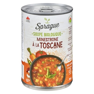 Sprague Minestrone À La Toscane Soupe Biologique 398 ml, 1,00 $/100ml