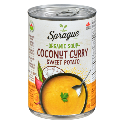 Sprague Coconut Curry Sweet Potato Organic Soup 398 ml, $0.95/100ml