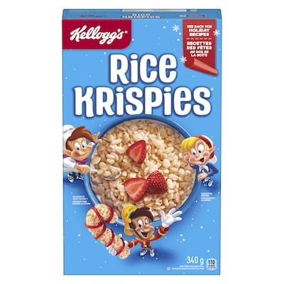 Kellogg’s Rice Krispies Céréales Rice Krispies 340 g, 1,70 $/100g