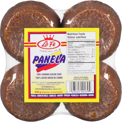 La Fe Panela 908 g, 0,58 $/100g