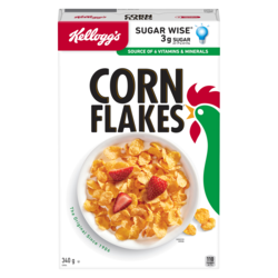 Kelloggs Corn Flakes Cereal 340 g, $1.17/100g
