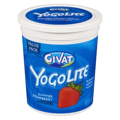 Givat Yogolite yogourt sans gras 907 g, 1,10 $/100g