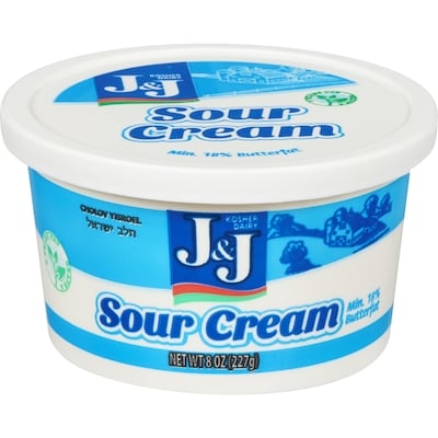 J and J Sour Cream 227 g, $3.74/100g