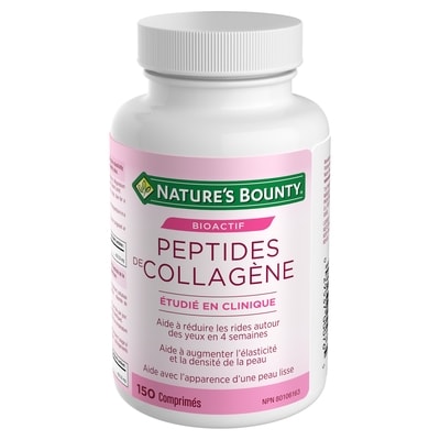 Nature’s Bounty Peptides de collagène, bioactif, comprimés 150 ea, 0,21 $/1ch