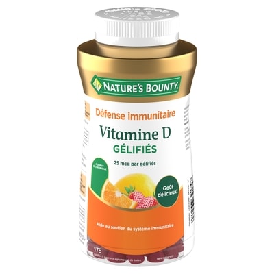 Nature’s Bounty Vitamine D3, 1 000 UI 175 ea, 0,08 $/1ch