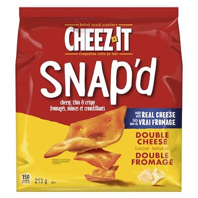 Cheez-It Crackers Double Cheese Flavour Snack 213 g, $1.64/100g