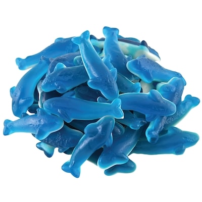 null Shark-Shaped Gummy Candy, Blue $0.88/100g