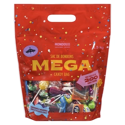 Mondoux Mega Candy Bag 1500 g, $0.87/100g