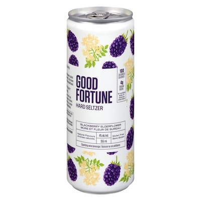 null Sparkling Wine Beverage Hard Seltzer Blackberry Elderflower (ID required at pick-up) 355 ml, $1.14/100ml