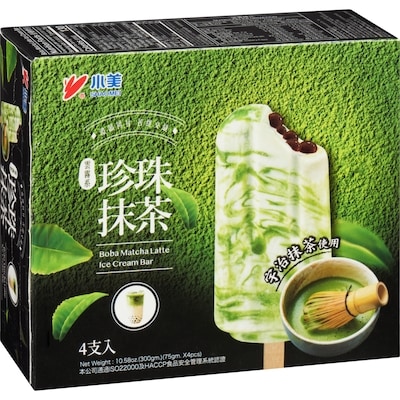 Frozen Dessert Bars - Matcha Latte Boba
