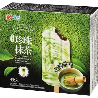 Frozen Dessert Bars - Matcha Latte Boba