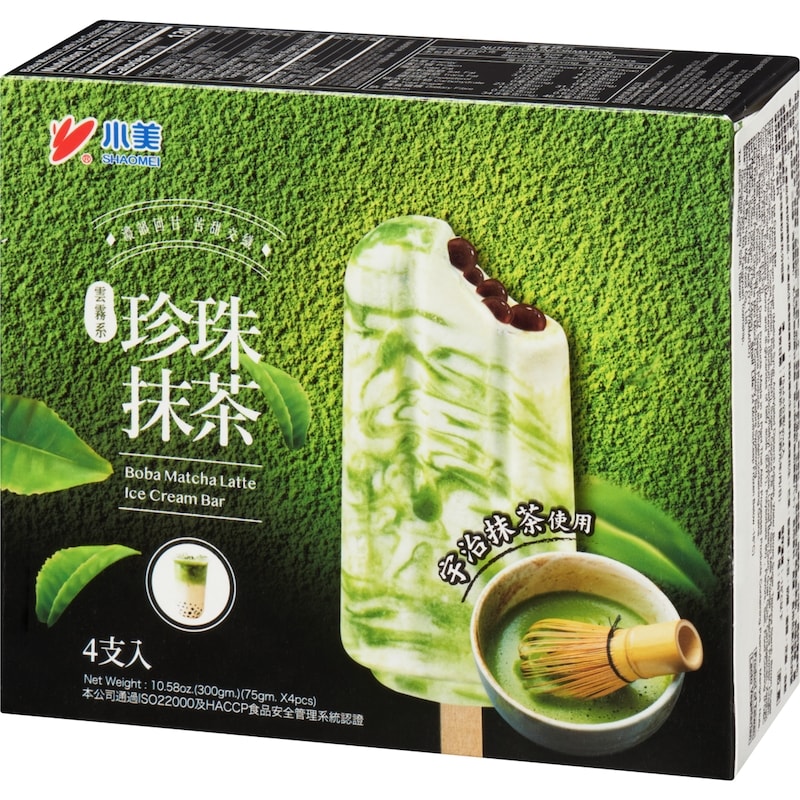 Frozen Dessert Bars - Matcha Latte Boba