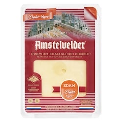 Premium Edam Sliced Cheese Light