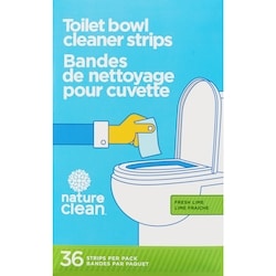 Nature Clean Toilet Bowl Cleaner Strips Fresh Lime 1 ea, $8.99/1ea