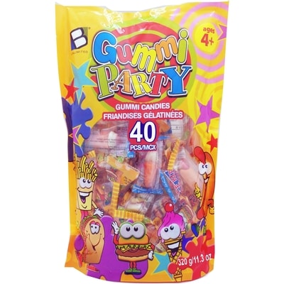 Brands Unlimited Bonbons gélifiés, paq. de 40 320 g, 1,72 $/100g