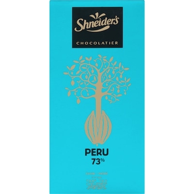 Heaven & Earth Chocolatier Dark Chocolate Peru 73% 100 g, $6.49/100g